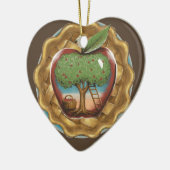 Apple of My Pie Keramisch Ornament (Links)