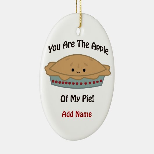 Apple of My pie Keramisch Ornament (Rechts)