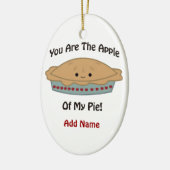 Apple of My pie Keramisch Ornament (Links)