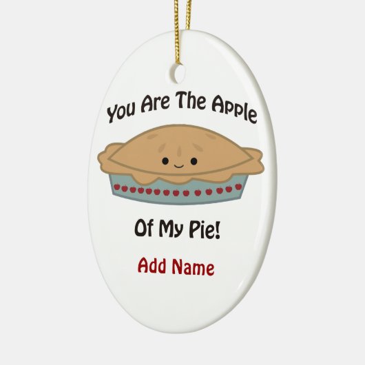 Apple of My pie Keramisch Ornament (Links)