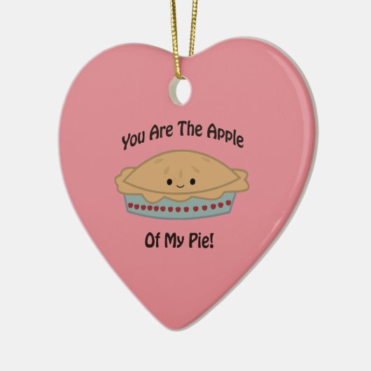 Apple of My pie Keramisch Ornament (Links)