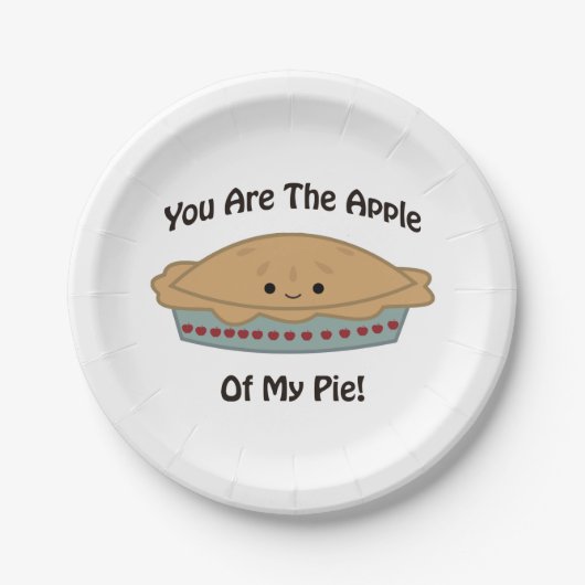 Apple of My pie Papieren Bordje (Voorkant)