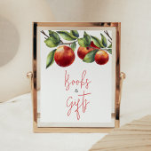 Apple of Our Eye Baby shower Boeken en geschenken Poster