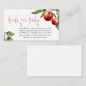 Apple of Our Eye Baby shower Boeken voor Baby Informatiekaartje (Voorkant / Achterkant)
