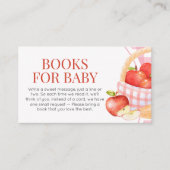 Apple of Our Eye Baby shower Boeken voor Baby Informatiekaartje (Voorkant)