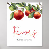 Apple of Our Eye Baby shower Favorieten Poster (Voorkant)