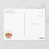 Apple of Our Eye Baby shower Invitation Briefkaart (Achterkant)