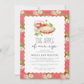 Apple of Our Eye Baby shower Invitation Kaart (Voorkant)