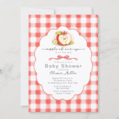 Apple of Our Eye Baby Shower Invitation Kaart (Voorkant)