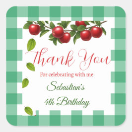 Apple of Our Eye Bedankt voor de Stickers