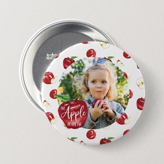 Apple of Our Eye, Birthday Girl, Boy Ronde Button 7,6 Cm (Voorkant /achterkant)