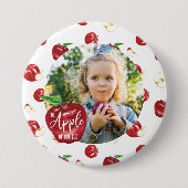 Apple of Our Eye, Birthday Girl, Boy Ronde Button 7,6 Cm (Voorkant)