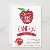 Apple of Our Eye, Birthday Party any Age Kaart (Voorkant)