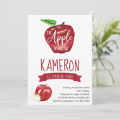 Apple of Our Eye, Birthday Party any Age Kaart (Staand voorkant)