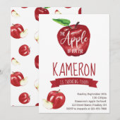 Apple of Our Eye, Birthday Party any Age Kaart (Voorkant / Achterkant)