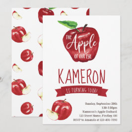 Apple of Our Eye, Birthday Party any Age Kaart