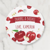 Apple of Our Eye, Birthday Party Dank je Bedankjes Labels (Voorkant)