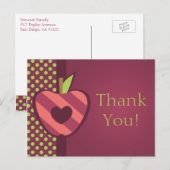 Apple of Our Eye Birthday Party Dank u Briefkaart (Voorkant / Achterkant)