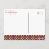 Apple of Our Eye Birthday Party Dank u Briefkaart (Achterkant)