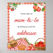 Apple of Our Eye Fall Baby | Envelope Station Poster (Voorkant)