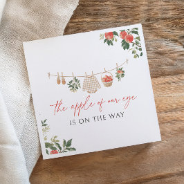 Apple of Our Eye Fall Baby Shower Servet