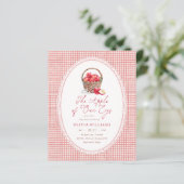 Apple Of Our Eye Rode Gingang Budget Baby Shower (Staand voorkant)