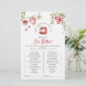 Apple of Our Eye zou ze liever Baby shower spel (Staand voorkant)