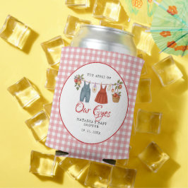 Apple of our eyes Fruit Fall baby shower thank you Blikjeskoeler