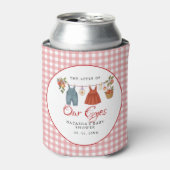 Apple of our eyes Fruit Fall baby shower thank you Blikjeskoeler (Blikje Voorkant)