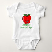 Apple of Peepaw's Eye Romper (Voorkant)