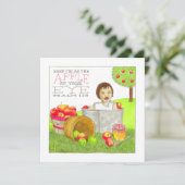 Apple of Your Eye Rosh Hashanah Kaart (Staand voorkant)