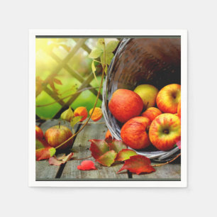 Apple oogsten servet