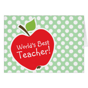 Apple op Celadon Green Polka Dots