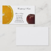 Apple - Oranje Visitekaartje (Voorkant / Achterkant)