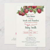 Apple Orchard Baby Shower Uitnodiging (Voorkant / Achterkant)