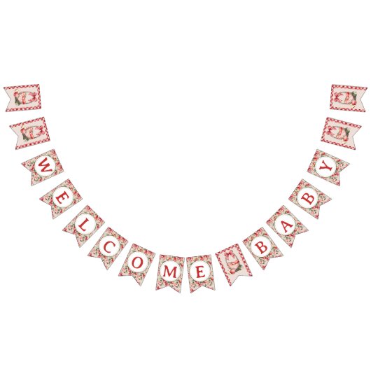 Apple Orchard Baby shower Welkomstbanner Vlaggetjes (Alle)