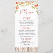 Apple Orchard Buffet Bruiloftsbuffet Menu 4x9 Kaar (Voorkant)