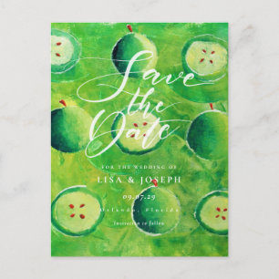 Apple Orchard Country Script Save the Date Briefkaart