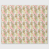 Apple Orchard Floral Garden Pattern Cadeaupapier (Vlak)