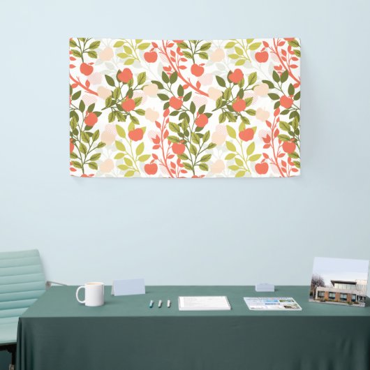 Apple Orchard Floral Garden Pattern Spandoek (Beurs)