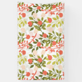 Apple Orchard Floral Garden Pattern Spandoek (Verticaal)