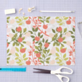 Apple Orchard Floral Garden Pattern Tissuepapier (Craft)