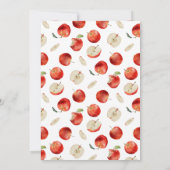 Apple Orchard Genderneutraal Baby shower Bedankkaart (Achterkant)