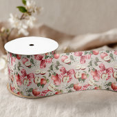 Apple Orchard Gingham Bow Ribbon Satijnen Lint