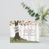 Apple Orchard Herfst herfstbruiloft Bewaar de datu Aankondigingskaart (Staand voorkant)