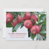 Apple Orchard Invitation Kaart (Voorkant)