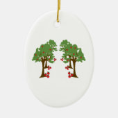 Apple Orchard Keramisch Ornament (Voorkant)