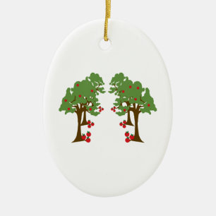 Apple Orchard Keramisch Ornament