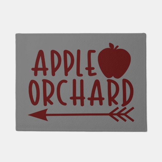 Apple Orchard met Apple Deurmat (Voorkant)