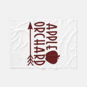 Apple Orchard met Apple Fleece Deken (Voorkant (Horizontaal))